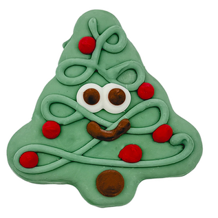 BOSCO AND ROXY'S Bosco & Roxy's Holiday Happy Tree Cookie