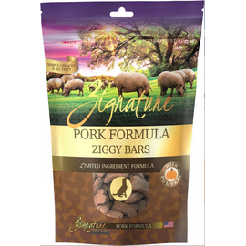 Zignature ZIGNATURE DOG ZIGGY BAR GRAIN FREE PORK FORMULA 12OZ