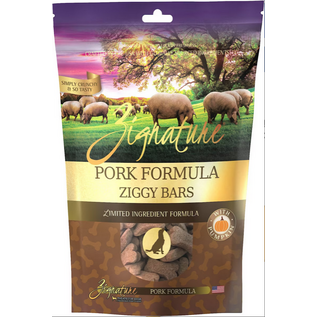 Zignature ZIGNATURE DOG ZIGGY BAR GRAIN FREE PORK FORMULA 12OZ