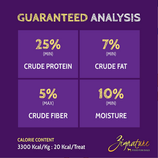 Zignature Venison Formula Ziggy Bars Biscuit Dog Treats, 12-oz bag