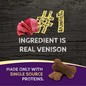 Zignature Zignature Venison Formula Ziggy Bars Biscuit Dog Treats, 12-oz bag