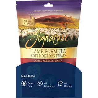 Zignature ZIGNATURE DOG SOFT MOIST TREATS GRAIN FREE LAMB 4OZ