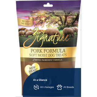 ZIGNATURE DOG SOFT MOIST TREATS GRAIN FREE PORK 4OZ