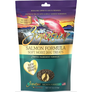 Zignature ZIGNATURE DOG SOFT MOIST TREATS GRAIN FREE SALMON 4OZ