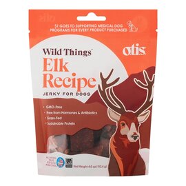 OTIS WILD THINGS OTIS DOG WILD THINGS ELK JERKY 4OZ