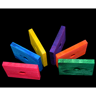 SUPER BIRD CREATIONS Super Bird Pine Slat 2"x1-3/8"x1/4" Assorted Colors each