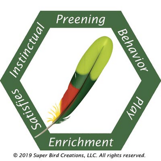 SUPER BIRD CREATIONS Super Bird SB-1253 Dangler Delight 10" x 3"