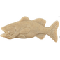 HERO/CAITEC Hero Bonetics Grouper Fish Durable Dog Chew Toy, Cheese Flavor, 6"-Medium 64371