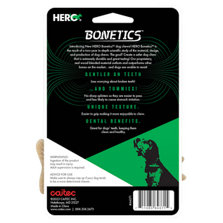 HERO/CAITEC Hero Bonetics Grouper Fish Durable Dog Chew Toy, Cheese Flavor, 6"-Medium 64371