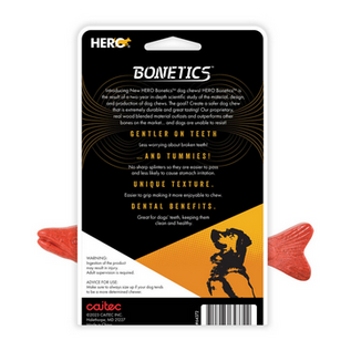 HERO/CAITEC Hero Bonetics Salmon Dog Chew Dog Toy 64373