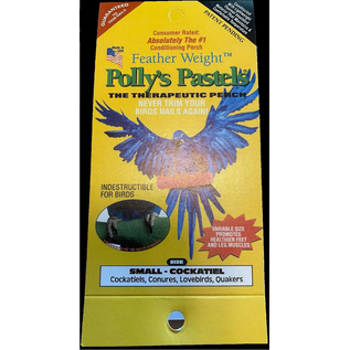 Polly Pastel Perch - Small - 6" 1" Dia. - Feather Weight #50100