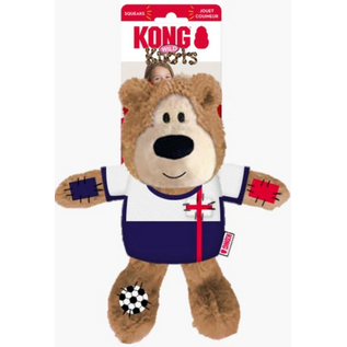 KONG KONG Wild Knots Sport Bear Dog Toy England Medium