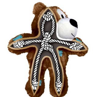 KONG KONG Wild Knots Sport Bear Dog Toy Referee Medium