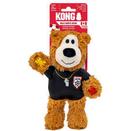 KONG KONG Wild Knots Sport Bear Dog Toy Referee Medium