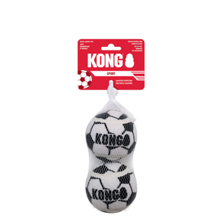 KONG KONG Sport Soccer Balls Dog Toy Soccer Ball Medium, 3 pk