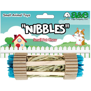 A&E CAGE COMPANY A & E Cages Nibbles Hay Tube Small Animal Chew Toy