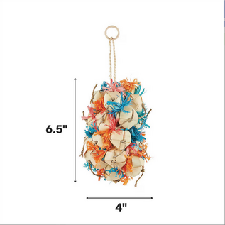 A&E CAGE COMPANY A & E Cages Happy Beaks Crunchy Grapes Medium Bird Toy