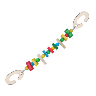 A&E CAGE COMPANY A&E NIBBLES HANGING WOOD CHEW WITH TREAT CLIPS