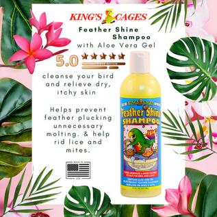 KING'S CAGES KING'S CAGES FEATHER SHINE SHAMPOO 17oz
