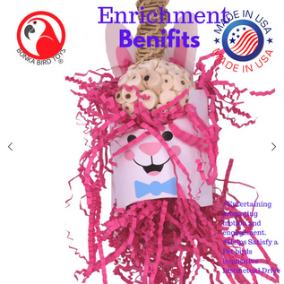 2421 Easter Bunny  Bird Toy