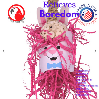 2421 Easter Bunny  Bird Toy