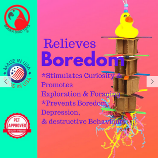 3864 Sticky Duck Bird Toy