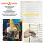 KING'S CAGES Kings Cages Small Tweeky Clean Tidy Bird Feeder