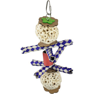 A&E CAGE COMPANY A&E Happy Beaks HB01560  TWIRLY WHIRLY SOLA BIRD TOY