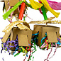A&E CAGE COMPANY A&E Happy Beaks HB01562  CONFETTI CRINKLE CUBES BIRD TOY