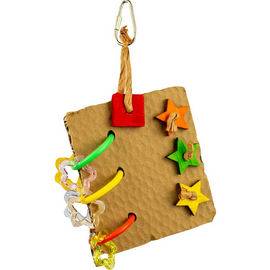 A&E CAGE COMPANY A&E Happy Beaks HB01563 PAPERBACK PECK-A-PAGE BIRD TOY