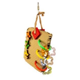 A&E CAGE COMPANY A&E Happy Beaks HB01563 PAPERBACK PECK-A-PAGE BIRD TOY