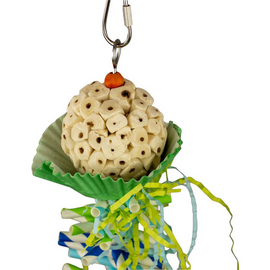 A&E CAGE COMPANY A&E Happy Beaks HB01568 PECKABLE PASTRY SOLA BIRD TOY