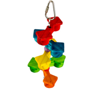 A&E CAGE COMPANY A&E Happy Beaks HB01570 TWISTY TWEET & TREAT BIRD TOY