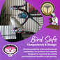 SUPER BIRD CREATIONS Super Bird SB-323 Bungee w/Bell Small Cotton 1/2"