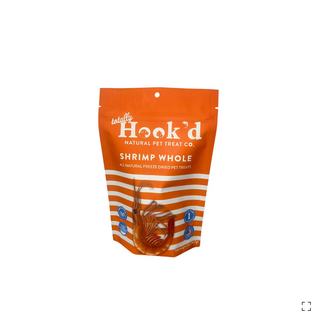Totally Hook'd Totally Hook'd Shrimp Whole Freeze Dried 2 oz Bag For Cats & Dogs