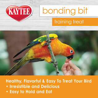 KAYTEE Kaytee Bonding Bits Peanut Butter Flavored Bird Training Treats, 3-oz bag