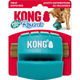 KONG KONG Rewards Roll Upz Ball Treat Dispensing Dog Toy, Green, Medium