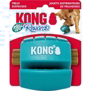 KONG KONG Rewards Roll Upz Ball Treat Dispensing Dog Toy, Green, Medium