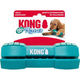 KONG KONG Rewards Roll Upz Stick Treat Dispensing Dog Toy, Green, Medium/Large