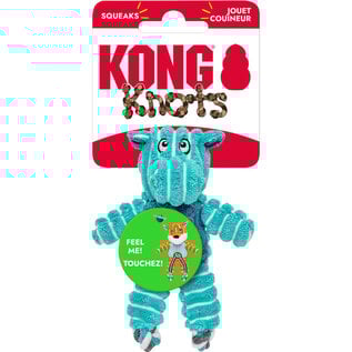 KONG KONG Floppy Knots Hippo Dog Toy, X-Small