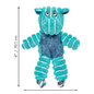 KONG KONG Floppy Knots Hippo Dog Toy, X-Small