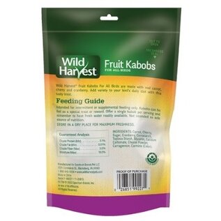 Wild Harvest Fruit Kabobs Bird Treats, 6 count