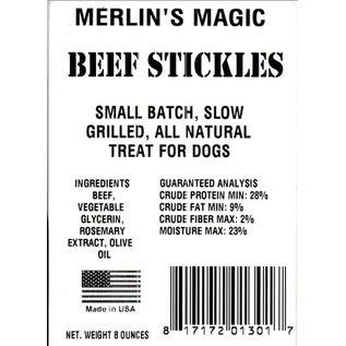 MERLIN'S MAGIC MERLIN'S MAGIC BEEF STICKLES 8 OZ.