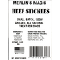 MERLIN'S MAGIC MERLIN'S MAGIC BEEF STICKLES 8 OZ.
