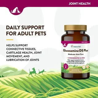 NATURVET DOG GLUCOSAMINE LEVEL 2 TIME RELEASE TABLET - 60 COUNT
