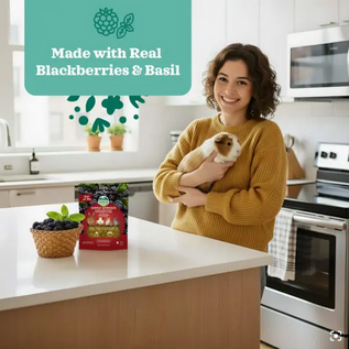 OXBOW Oxbow Simple Rewards Baked Treats with Blackberry & Basil 3 oz.