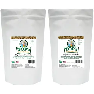 TOP'S PARROT FOOD TOP's Parrot Food Organic Napoleon Seed Mix Small 1-lb bag