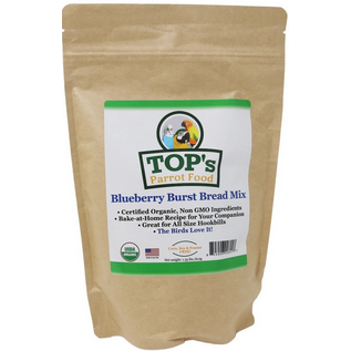 TOP'S PARROT FOOD TOP's Premium Birdie Bread MIx Blueberry Burst Mix 19.5 oz.
