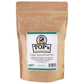 TOP'S PARROT FOOD TOP's Premium Birdie Bread MIx Cajun Spice Mix 19.5 oz.