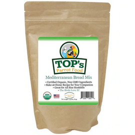 TOP'S PARROT FOOD TOP's Premium Birdie Bread MIx Mediterranean  Mix 19.5 oz.